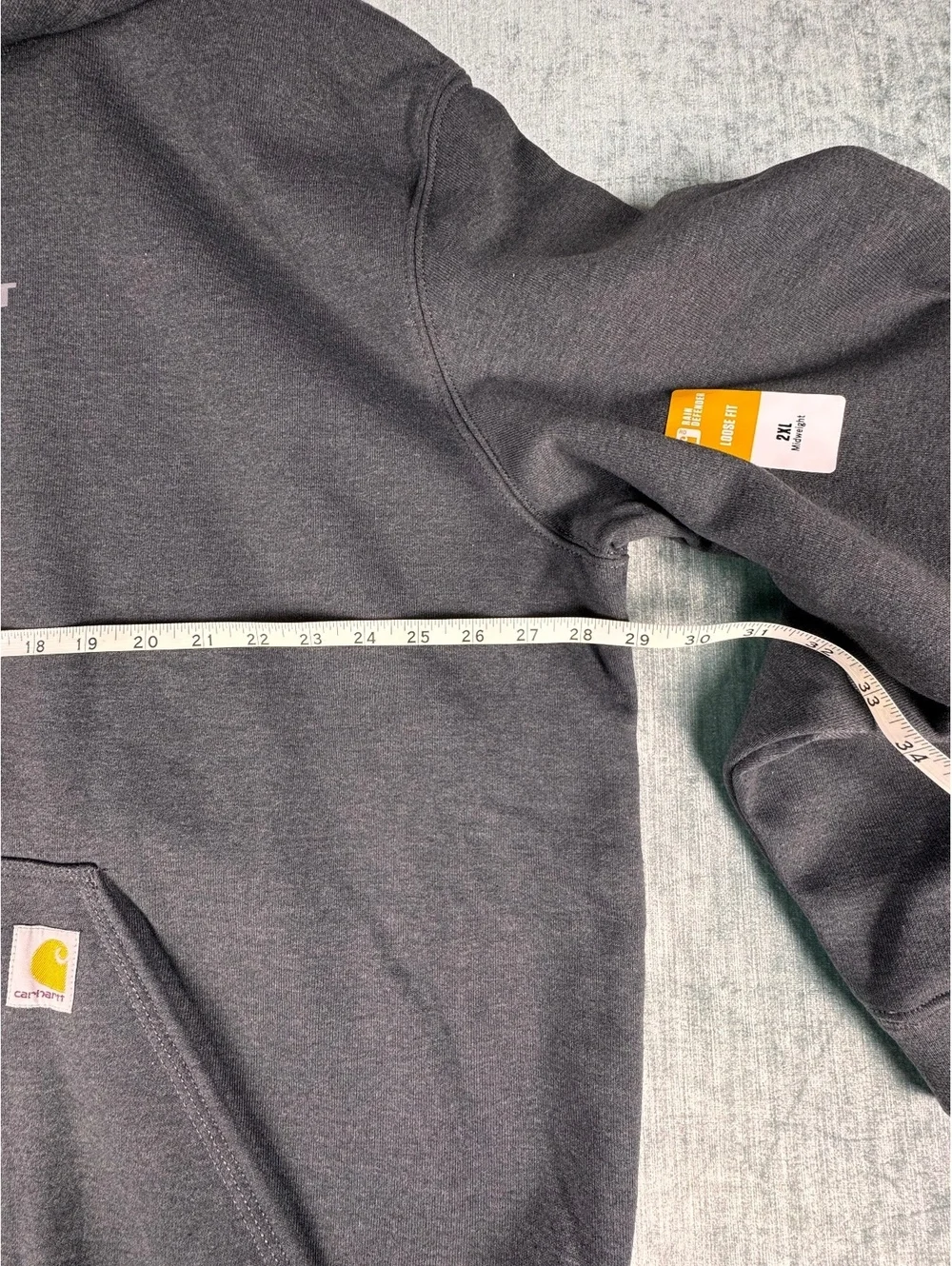 Carhartt Rain Defender 1889 hoodie men’s 2XL NWT Gray